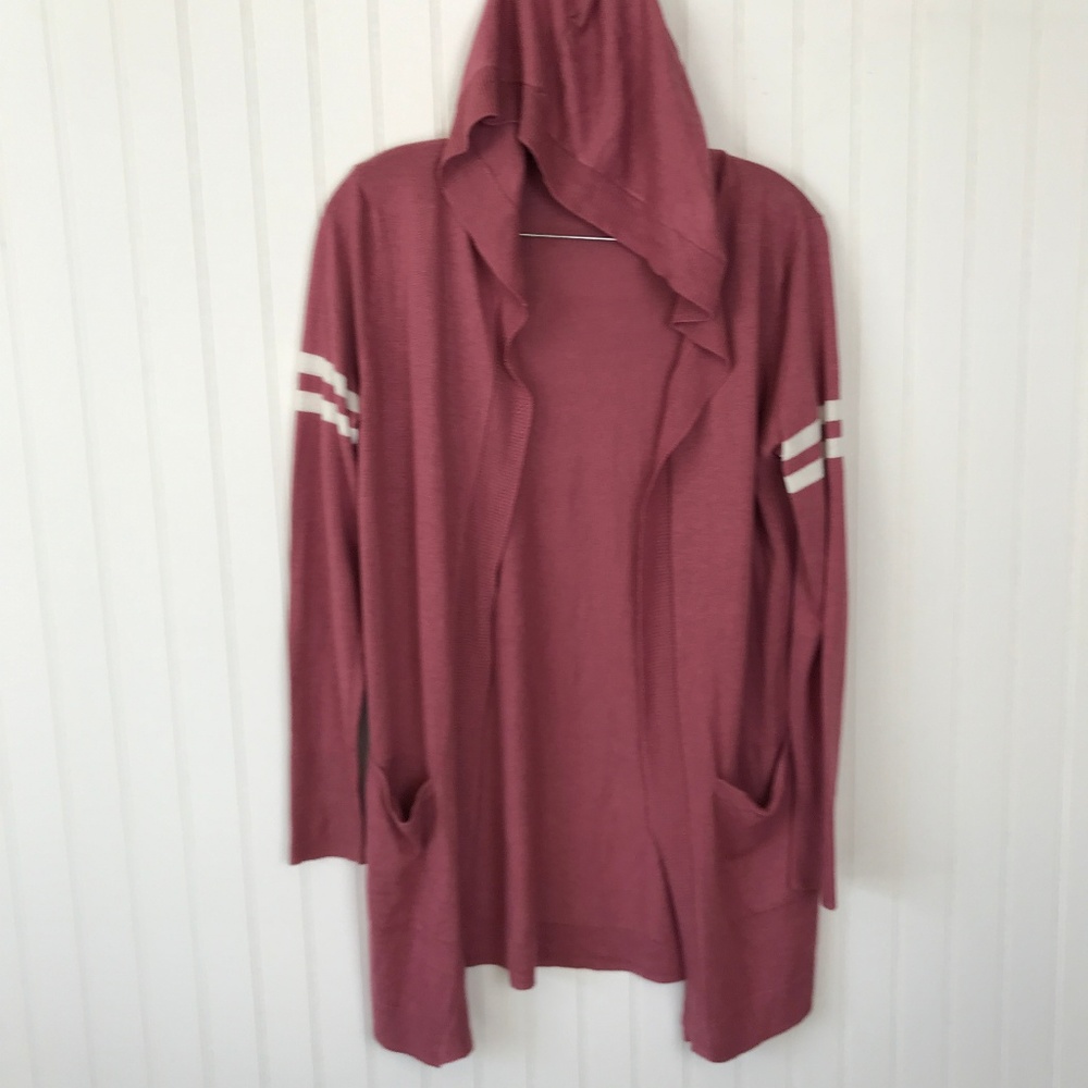 HIPPIE ROSE Cardigan Sweater Long Sleeve Hooded S